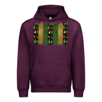 Mauve Wine Christmas brush stoke Urban Hoodie - JahusDesignShop