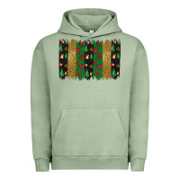 Pigment Oil Green Christmas brush stoke Urban Hoodie - JahusDesignShop