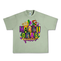 Oil Green mardi gras queen Urban Heavy Tee - FaDigitalArtStudio