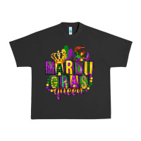 Pigment Black mardi gras queen Urban Heavy Tee - FaDigitalArtStudio