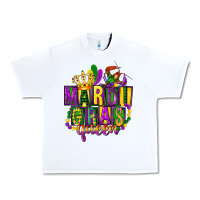 White mardi gras queen Urban Heavy Tee - FaDigitalArtStudio