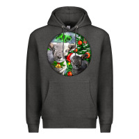 Charcoal Heather christmas southdown baby sheeps Premium Hoodie - LillyAllenDesigns