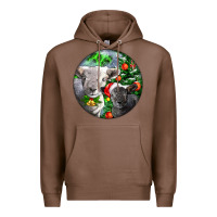 Chestnut christmas southdown baby sheeps Premium Hoodie - LillyAllenDesigns