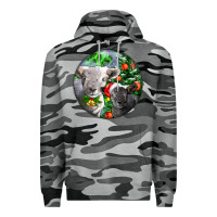 Slate Camo christmas southdown baby sheeps Premium Hoodie - LillyAllenDesigns
