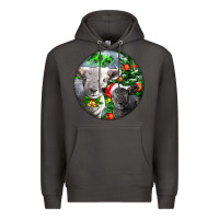 Smoke christmas southdown baby sheeps Premium Hoodie - LillyAllenDesigns