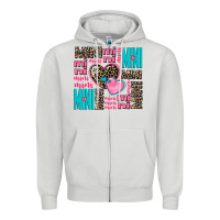 Mini Mini Mini With Hearts Zipper Hoodie | Teevron