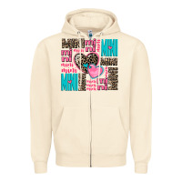 Sandshell mini mini mini with hearts Zipper Hoodie - AdoDesignShop