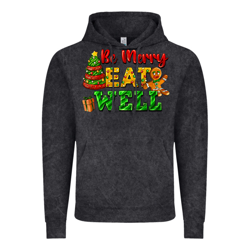 Be Merry Eat Well Vintage Hoodie by FaDigitalArtStudio | Teevron