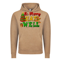 Vintage Coffee be merry eat well Vintage Hoodie - FaDigitalArtStudio
