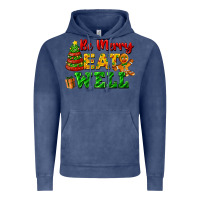 Vintage Denim be merry eat well Vintage Hoodie - FaDigitalArtStudio