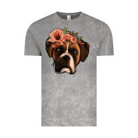Cloud Rock floral boxer Vintage Tee - Jasminsmagicworld