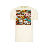 Vintage Arctic Western Leopard Farm Animals Seamless Pattern Vintage Tee - FaDigitalArtStudio