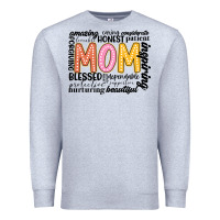 Heather Grey mom Premium Sweatshirt - JahusDesignShop