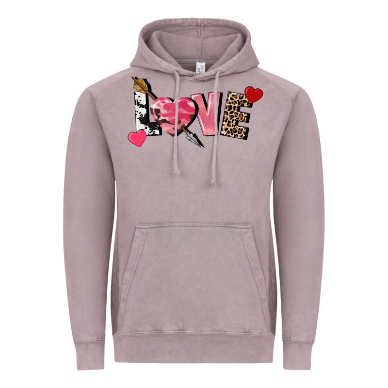 Love Valentine's Day Vintage Hoodie by FaDigitalArtStudio | Teevron