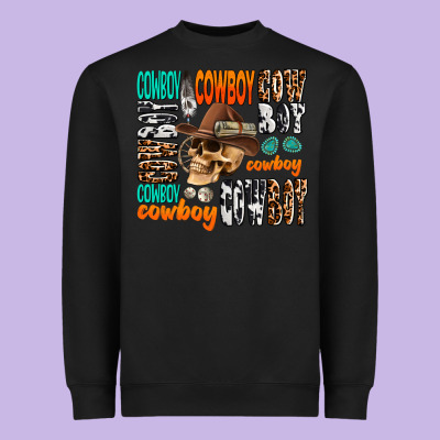 Cowboy Heavyweight Sweatshirt Designed By Adodesignshop