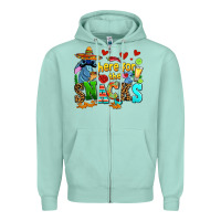 Seafoam here for the snacks Zipper Hoodie - AdoDesignShop