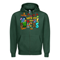 Sports Green here for the snacks Zipper Hoodie - AdoDesignShop