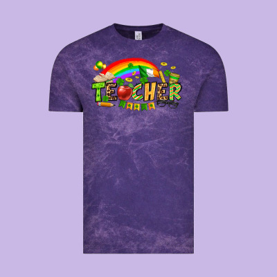 St. Patrick's Day Teacher Vintage Tee Designed By Oliviacreatesart