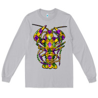 Moon Dust mardi gras crawfish Long Sleeve Tee - FaDigitalArtStudio
