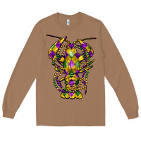 Toasted Coconut mardi gras crawfish Long Sleeve Tee - FaDigitalArtStudio