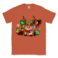 Reindeer Joy Christmas Classic Tee | Teevron