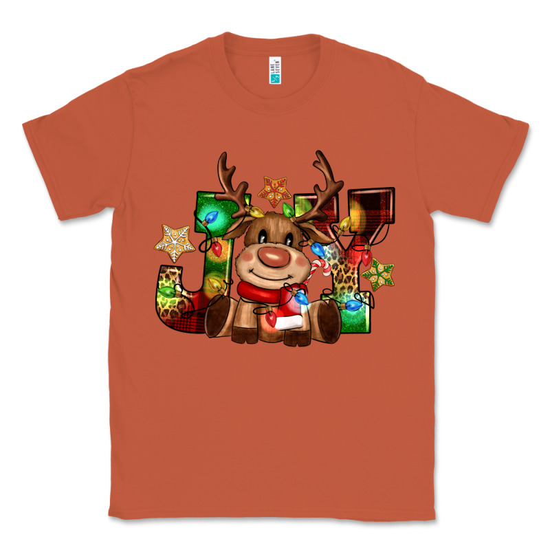 Reindeer Joy Christmas Classic Tee by CowGirlArtShop | Teevron