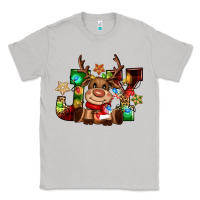 Moon Dust reindeer joy christmas Classic Tee - CowGirlArtShop