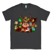 Smoke reindeer joy christmas Classic Tee - CowGirlArtShop