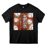 Black baseball sister Heavy Core Tee - TumblerDesignByShophia