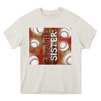 Cream baseball sister Heavy Core Tee - TumblerDesignByShophia