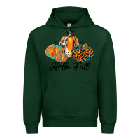 Forest Green hello fall Urban Hoodie - JahusDesignShop