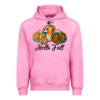 Fuchsia Pink hello fall Urban Hoodie - JahusDesignShop