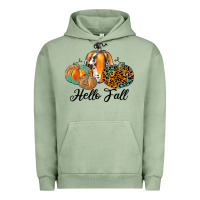Pigment Oil Green hello fall Urban Hoodie - JahusDesignShop