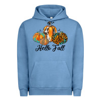 Pigment Pebble Blue hello fall Urban Hoodie - JahusDesignShop