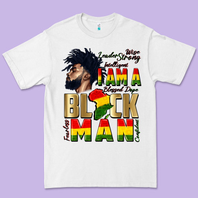 I Am A Black Man Premium Tee Designed By Cowgirlartshop