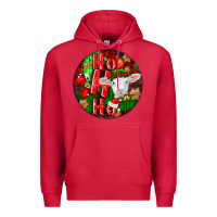 Cardinal ho ho ho merino wool baby sheep Premium Hoodie - LillyAllenDesigns