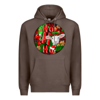 Coffee ho ho ho merino wool baby sheep Premium Hoodie - LillyAllenDesigns