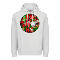 Dove Grey ho ho ho merino wool baby sheep Premium Hoodie - LillyAllenDesigns