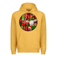 Mustard ho ho ho merino wool baby sheep Premium Hoodie - LillyAllenDesigns