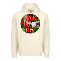 Sandshell ho ho ho merino wool baby sheep Premium Hoodie - LillyAllenDesigns