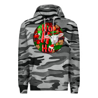 Slate Camo ho ho ho merino wool baby sheep Premium Hoodie - LillyAllenDesigns