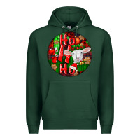 Sports Green ho ho ho merino wool baby sheep Premium Hoodie - LillyAllenDesigns