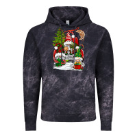 Cloud Black christmas gnome truck Vintage Hoodie - BundleAndBundleShop