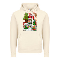 Vintage Artic christmas gnome truck Vintage Hoodie - BundleAndBundleShop