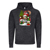 Vintage Black christmas gnome truck Vintage Hoodie - BundleAndBundleShop