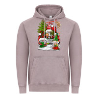 Vintage Zinc christmas gnome truck Vintage Hoodie - BundleAndBundleShop
