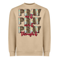 Mushroom pray on it pray over it pray through it Heavyweight Sweatshirt - AdoDesignShop
