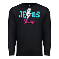 Black jesus saves Premium Sweatshirt - JahusDesignShop