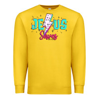 Lemon jesus saves Premium Sweatshirt - JahusDesignShop