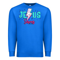 True Royal jesus saves Premium Sweatshirt - JahusDesignShop